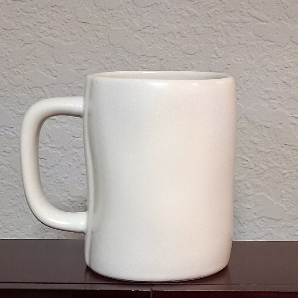 Rae Dunn "FIGHTER" 16oz Ceramic Coffee Mug - Picture 3 of 11